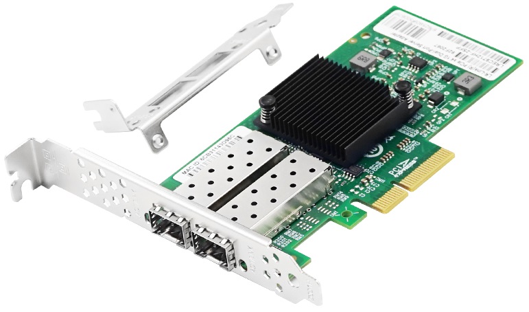 Сетевая карта Lr-Link LREC9712HF-2SFP, 2xSFP 1Gbps, PCI-Ex4