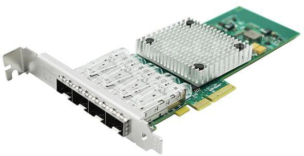 Сетевая карта Lr-Link LREC9714HF-4SFP, 4xSFP 1Gbps, PCI-Ex4