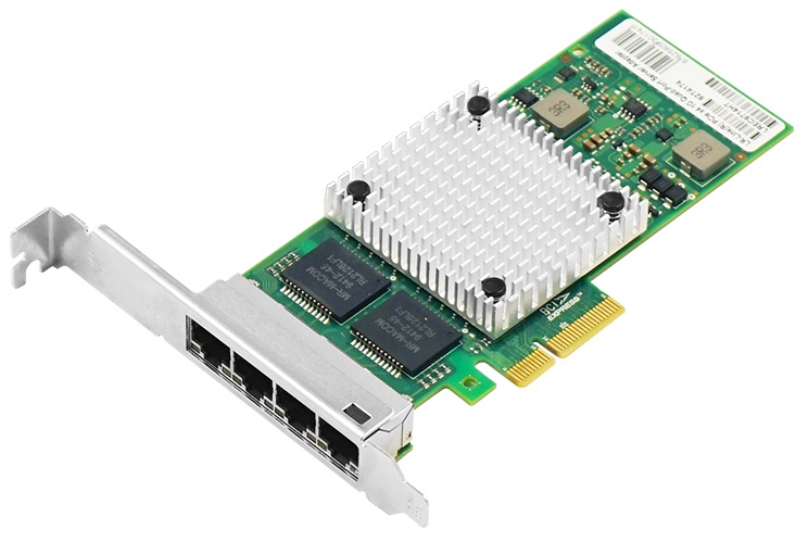 Сетевая карта Lr-Link LREC9714HT, 4xLAN 1Gbps, PCI-Ex4