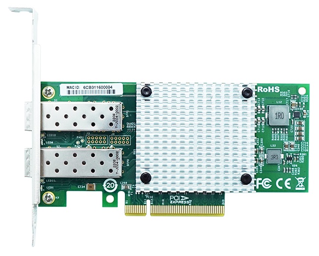 Сетевая карта Lr-Link LREC9812BF-2SFP+, 2xSFP+ 10Gbps, PCI-Ex8
