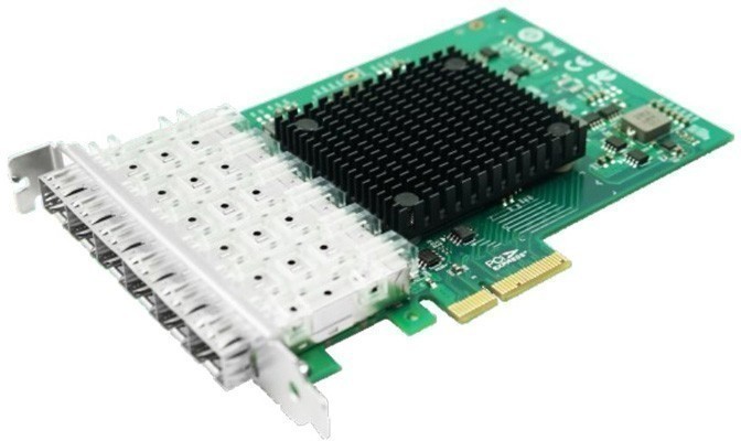 Сетевая карта Lr-Link LRES1006PF-6SFP, 6xSFP 1Gbps, PCI-Ex4