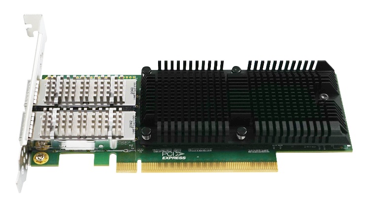 Сетевая карта Lr-Link LRES1014PF-QSFP28, 2xQSFP28 100Gbps, PCI-Ex16