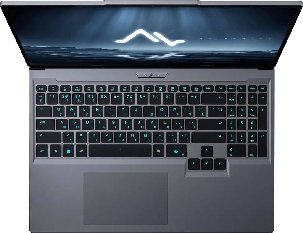 Ноутбук Maibenben X16C-i73757 (X16C-I737570GERHG4E10), 16" IPS, Core i7 13700HX/ 16Gb/ 1TBSSD/ RTX 5070 8Gb/ W11/ Grey