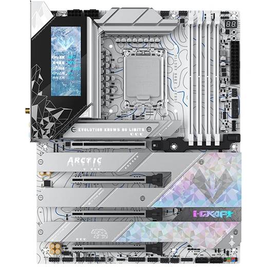Материнская плата Maxsun iCraft Z890 ARCTIC, LGA1851, (DP, HDMI), 4xDDR V, ATX