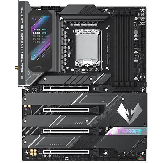 Материнская плата Maxsun iCraft Z890 PACIFIC, LGA1851, (DP, HDMI), 4xDDR V, ATX