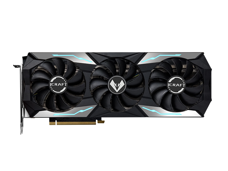 Видеокарта GeForce RTX 3060 Ti, 8Gb GDDR6 256bit, Maxsun RTX3060Ti ICraft OC 8GB, RTL