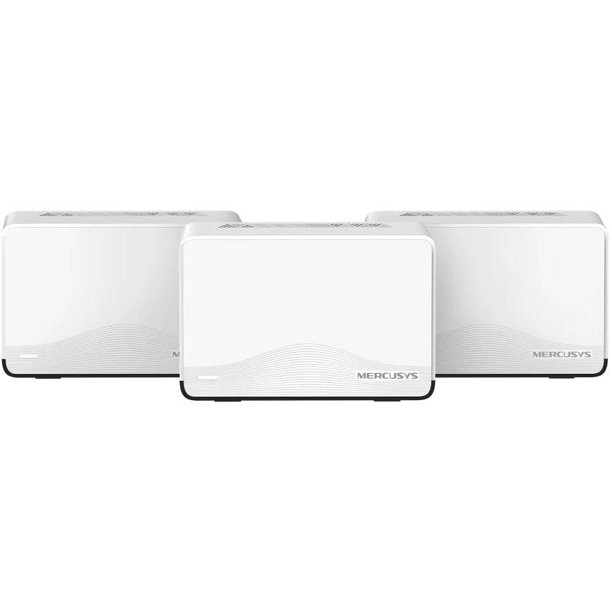 Wi-Fi система Mercusys Halo H27BE (3-pack), 2.4/5Ghz, 3568Mbps, 3xLAN 1Gbps, 3xWAN