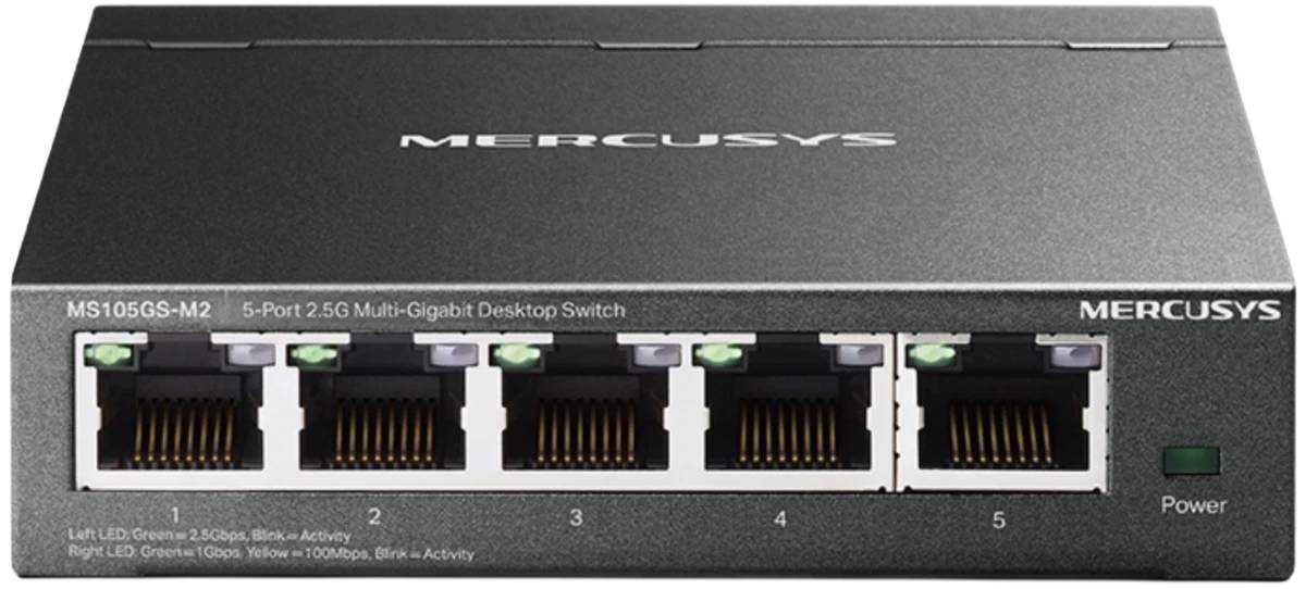 Коммутатор Mercusys MS105GS-M2, 5xLAN 2.5Gbps