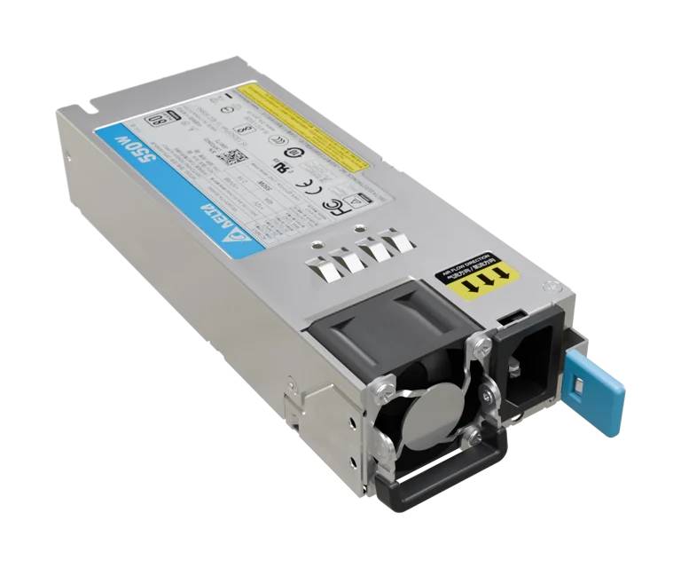 Блок питания 550Вт, MikroTik DPS-550AB-36G, APFC, 80 Plus Platinum, 1U