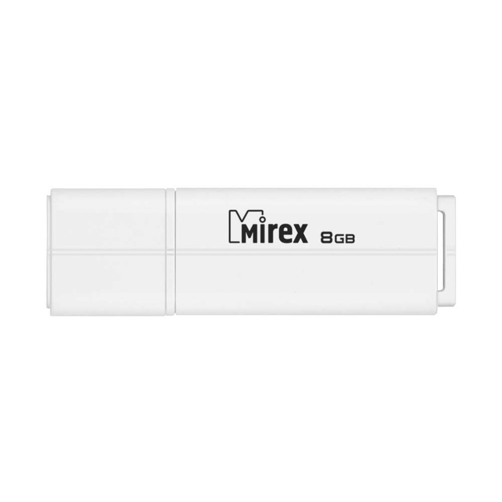 8Gb Mirex LINE WHITE 13600-FMULWH08, USB2.0