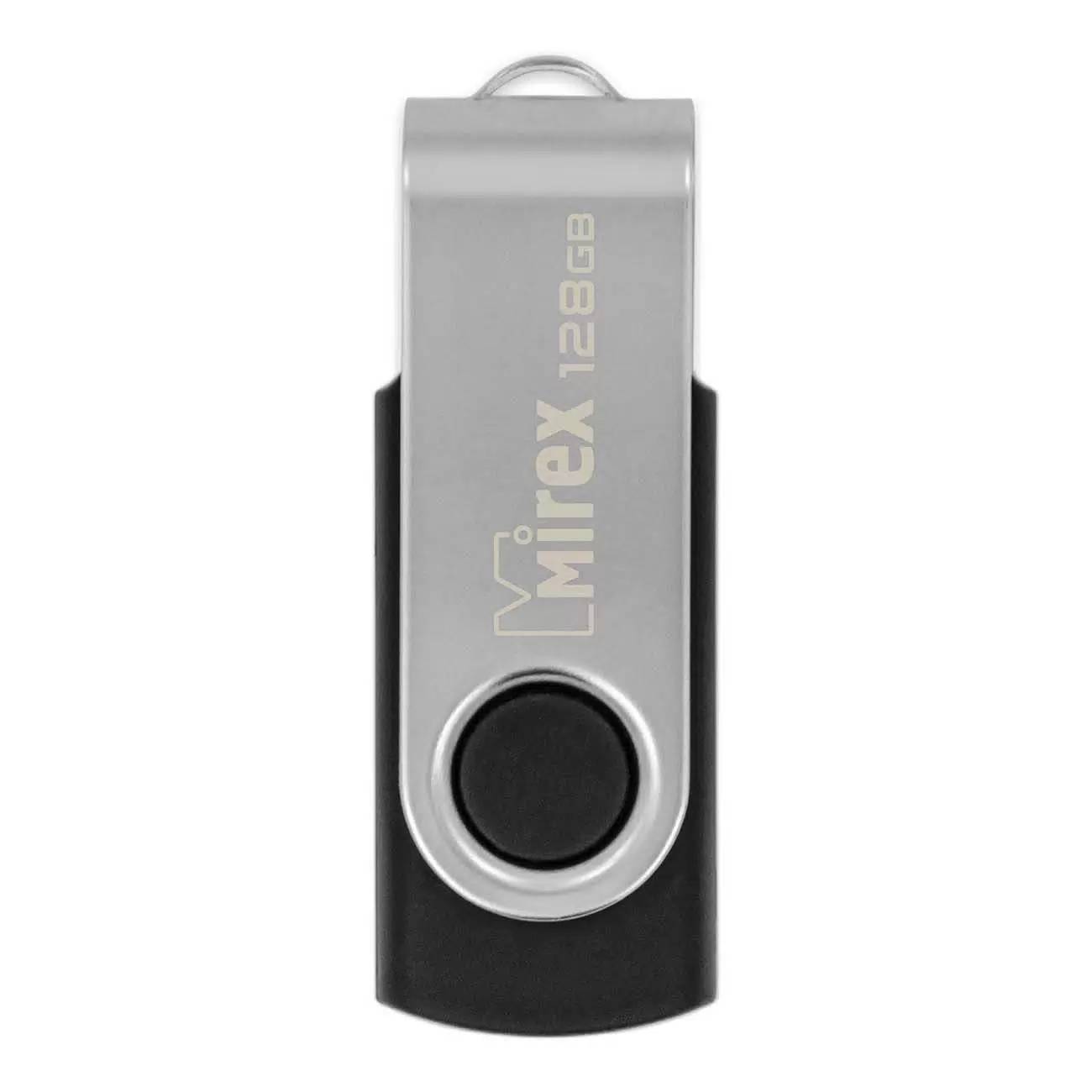 128Gb Mirex Color Blade Swivel Rubber 13600-FMURS128, USB2.0