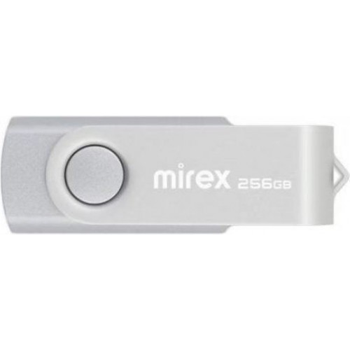 256Gb Mirex Color Blade Swivel 2.0 13600-FMUSI256, USB2.0, серебристый