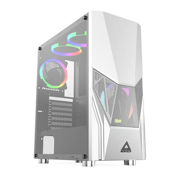 Корпус Montech FIGHTER 500 White MNT-F500-W, без БП, ATX