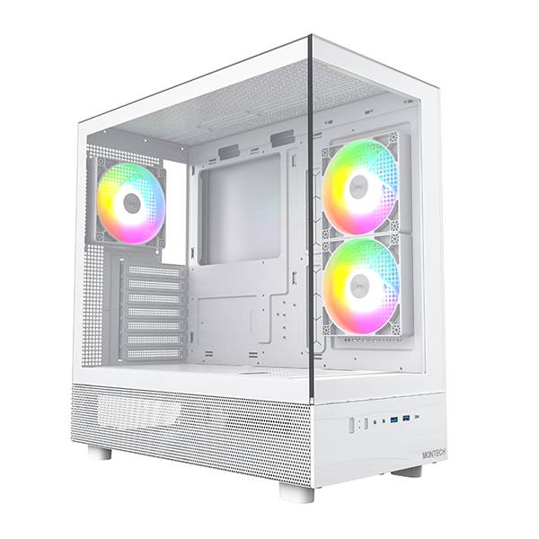 Корпус Montech XR White MNT-XR-W, без БП, ATX