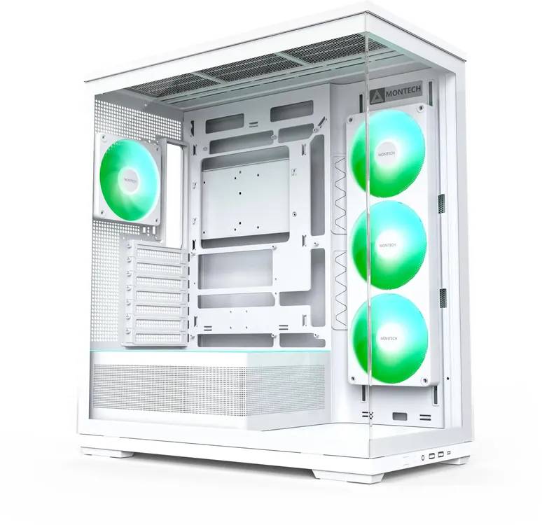 Корпус Montech TG3 White, без БП, ATX
