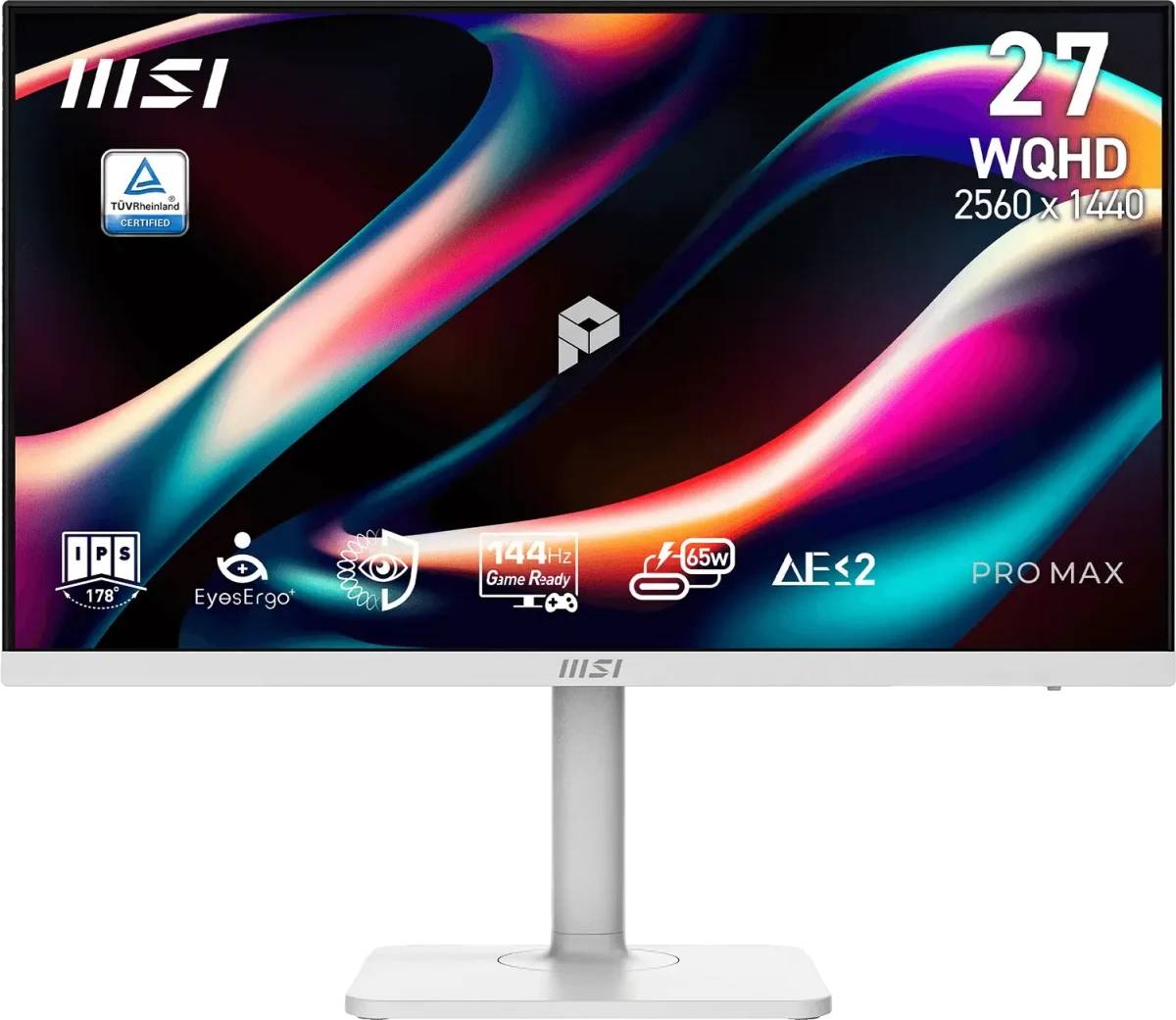 Монитор 27" MSI Pro Max 271QPHW E14, 2560x1440 IPS, 144Hz, Speakers (2xHDMI, DP)