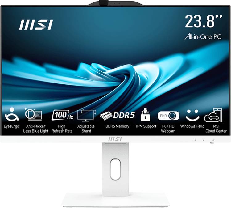 Моноблок MSI Pro AP242P 14M-668XRU, 23.8" IPS, Core i7 14700/ 16Gb/ 512SSD/ White (9S6-AE0622-668)