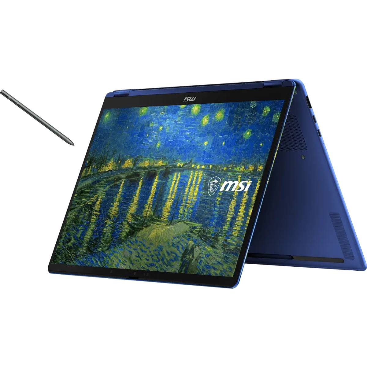 Ноутбук MSI Prestige 14 Flip AI+ D3M-400RUY, 14" OLED, Core Ultra X9 378H/ 32Gb/ 1024SSD/ W11/ Blue (9S7-14T235-400)