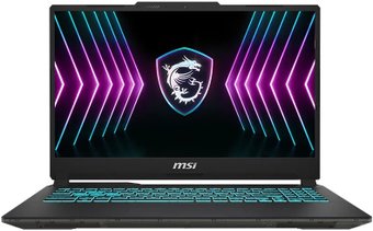 НоутбукMSI MS-15K1 Cyborg 15 A2RVE-2404XBY, 15.6" IPS, Core 5 210H/ 16Gb/ 512SSD/ RTX 4050 6GB/ Translucent Black (9S7-15K111-2404)