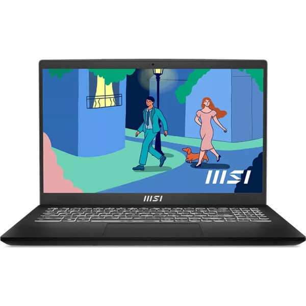 Ноутбук MSI Modern 15 B12MO-653XBY, 15.6" IPS, Core i5 1235U/ 16Gb/ 512SSD/ Black (9S7-15H112-653)