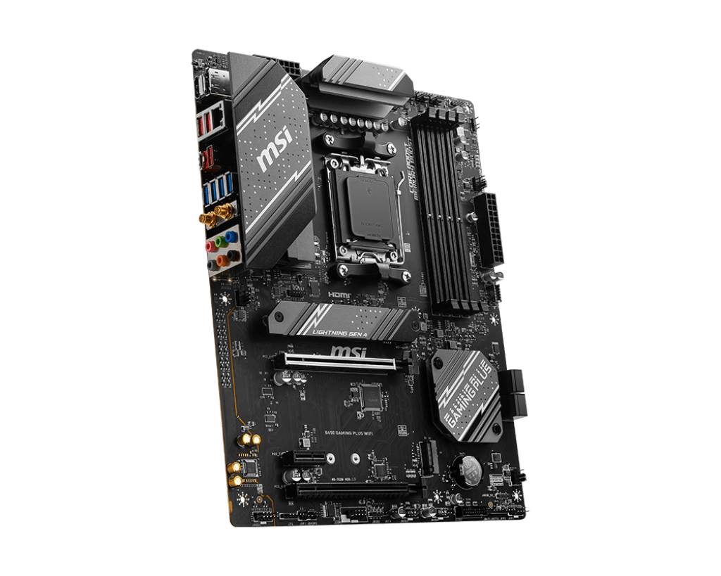 Материнская плата MSI B650 GAMING PLUS WIFI, AM5, (HDMI, DP), 4xDDR V, ATX (ТОЛЬКО В СОСТАВЕ ПЭВМ)