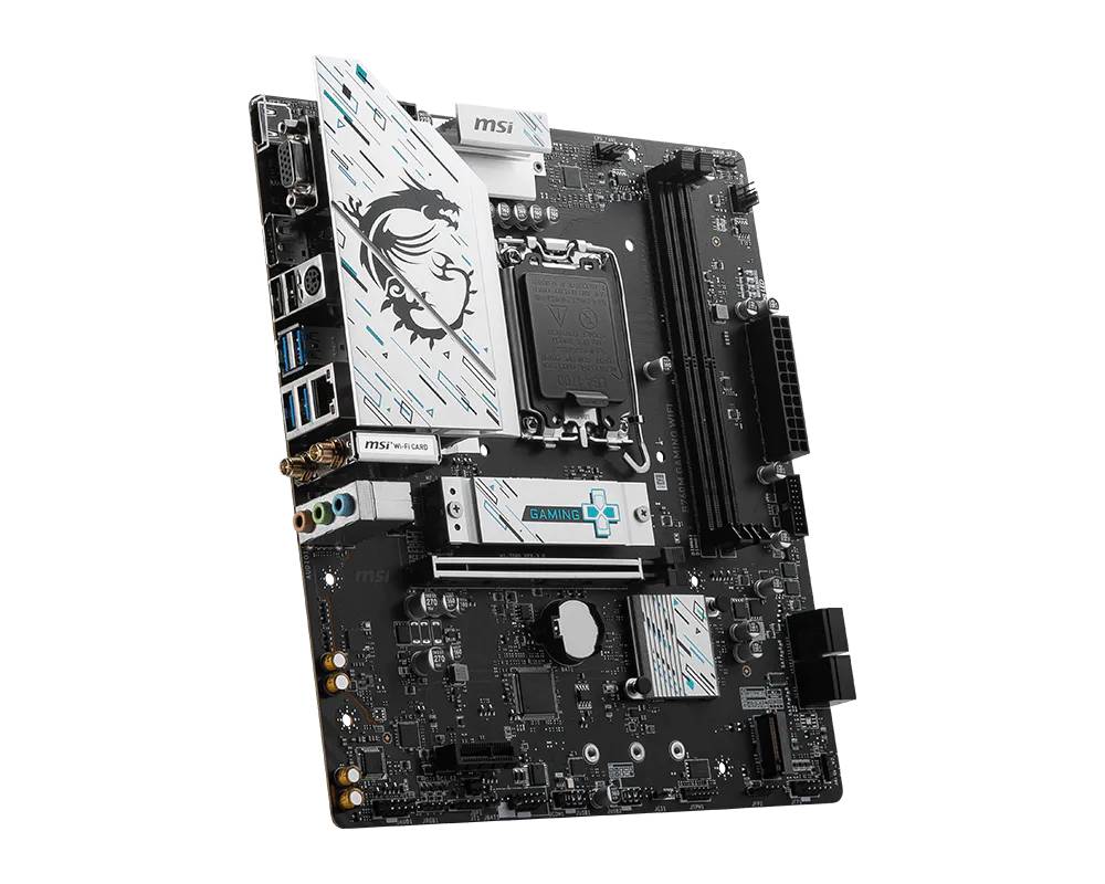 Материнская плата MSI B760M GAMING WIFI, LGA1700, (HDMI, DP, VGA), 2xDDR V, mATX