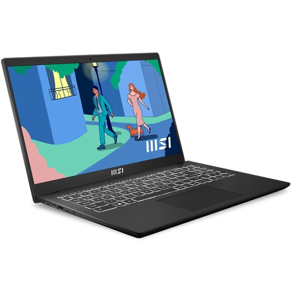 Ноутбук MSI Modern 15 B7M-262XBY, 15.6" IPS, Ryzen 5 7530U/ 16Gb/ 512SSD/ Black (9S7-15HK12-262)