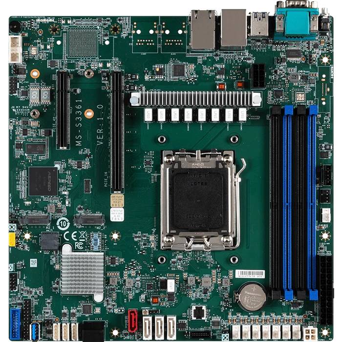 Материнская плата MSI D3051 (D3051GB2N-1G), AM5, (VGA), 4xDDR V, mATX