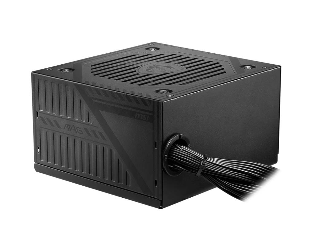 Блок питания 500Вт, MSI MAG A500DN, 80 Plus Standard, APFC, ATX