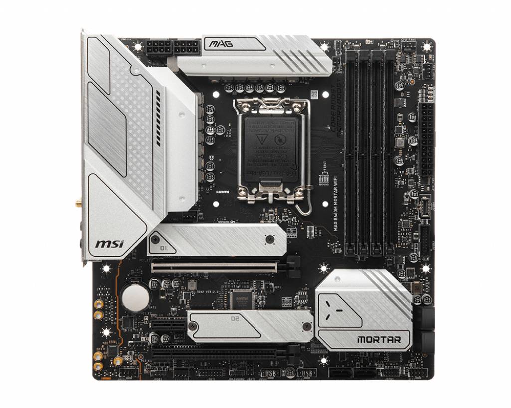 Материнская плата MSI MAG B660M MORTAR WIFI, LGA1700, (HDMI, DP), 4xDDR V, mATX