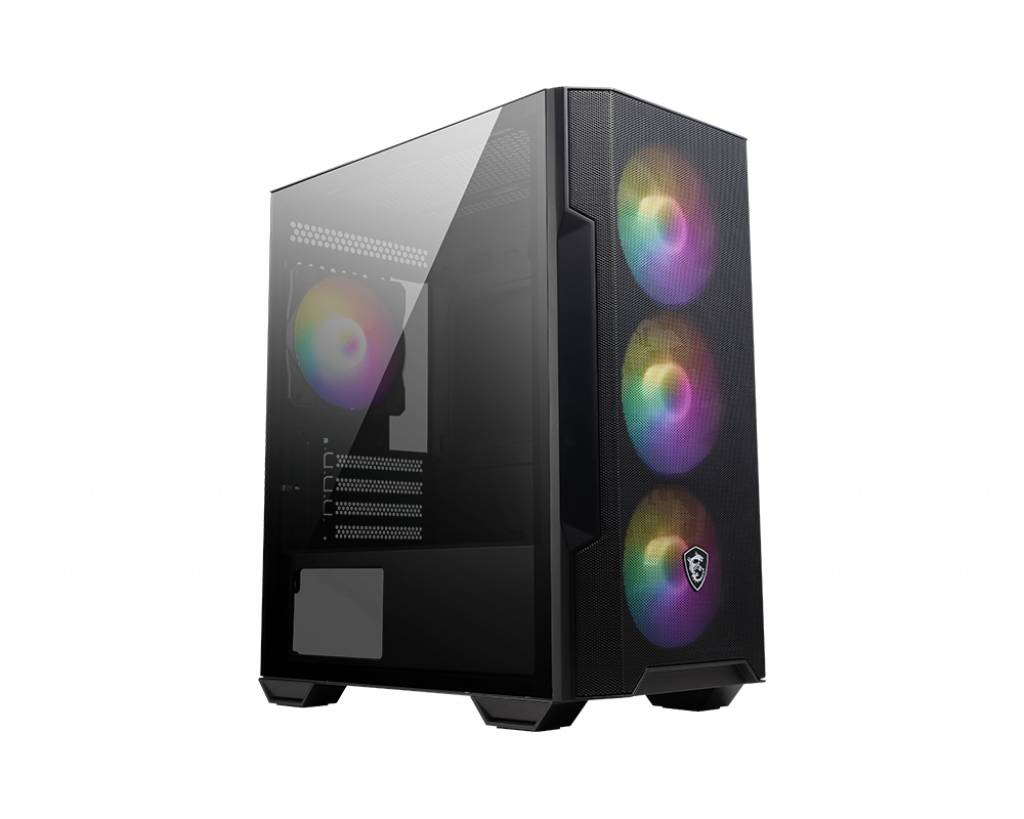 Корпус MSI MAG FORGE M100R, без БП, mATX