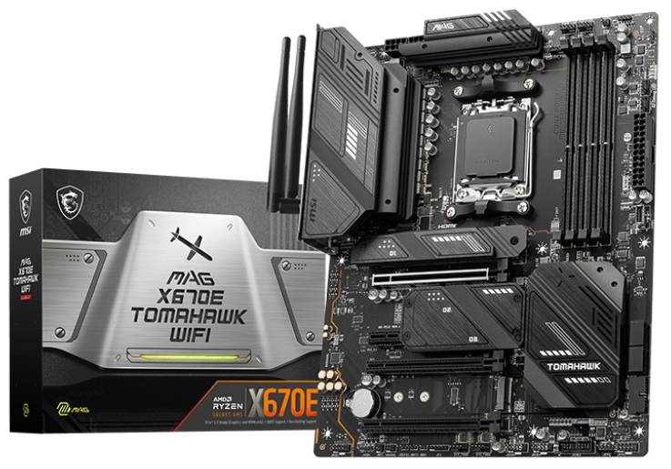 Материнская плата MSI MAG X670E TOMAHAWK WIFI, AM5, (HDMI, DP), 4xDDR V, ATX