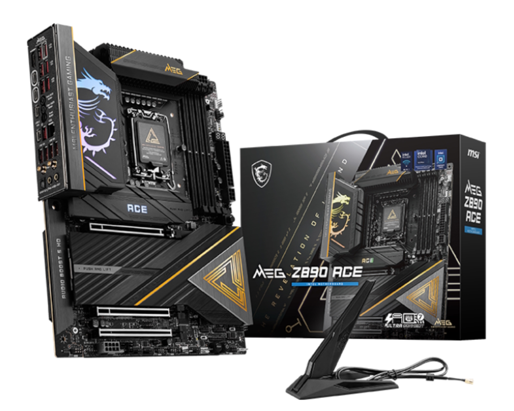 Материнская плата MSI MEG Z890 ACE, LGA1851, (HDMI), 4xDDR V, ATX