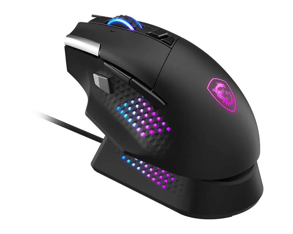 Мышь MSI VERSA PRO WIRELESS plus MOUSE DOCK PRO Black (S12-4301370-CLA)