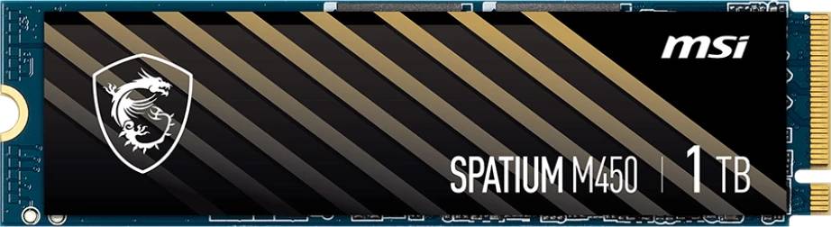 1Tb SSD MSI Spatium M450 S78-440L0M0-P83, (3400/2500), NVMe M.2