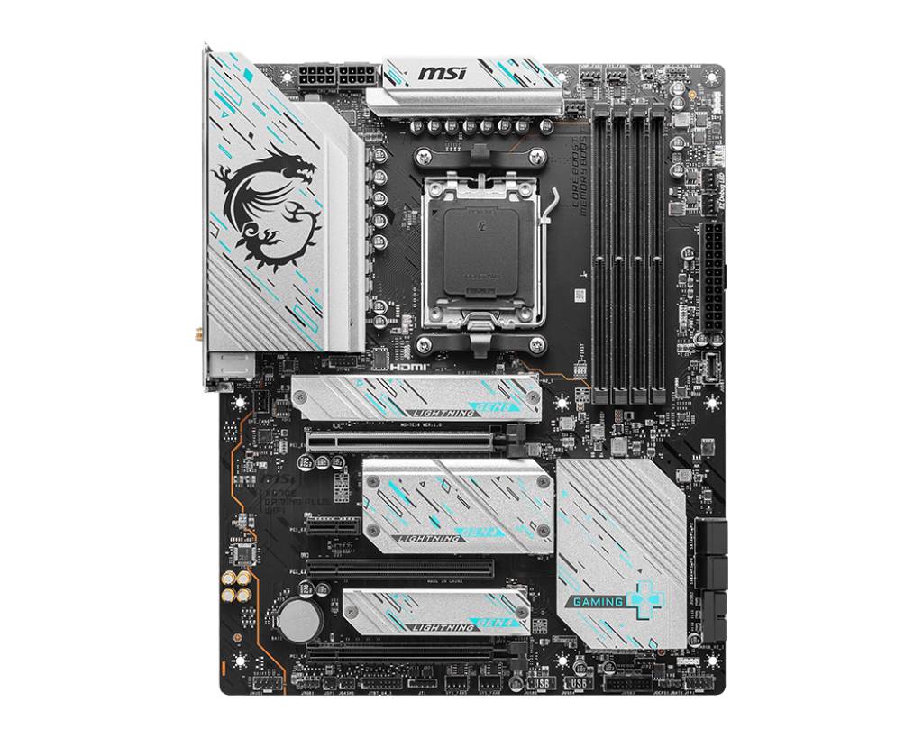 Материнская плата MSI X670E GAMING PLUS WIFI, AM5, (HDMI, DP), 4xDDR V, ATX