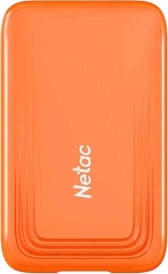 Внешний SSD 2Tb Netac ZX20 IV NT01ZX20IV-002T-32OR, USB Type-C, оранжевый