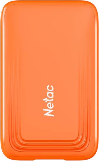 Внешний SSD 512Gb Netac ZX20 IV NT01ZX20IV-512G-32OR, USB Type-C, оранжевый