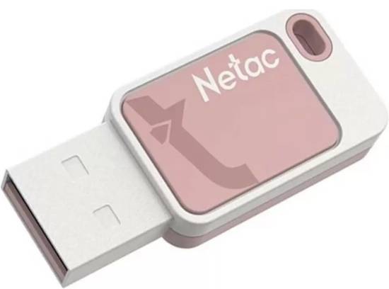 32Gb Netac UA31 NT03UA31N-032G-20PK, USB2.0, White/Pink