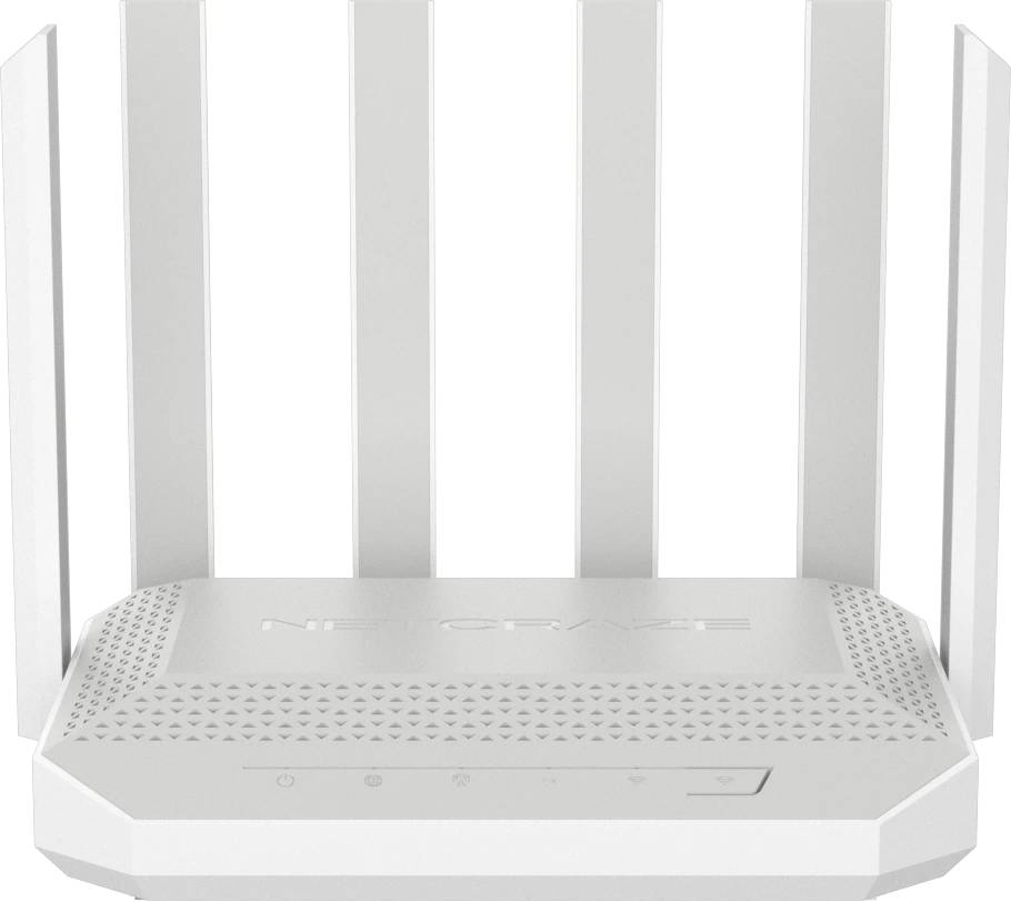Роутер Wi-Fi Netcraze Hero 5G NC-4110, 2.4/5GHz, 3000MBps, 4xLAN 1Gbps, 1xLAN 2.5Gbps, WAN, USB