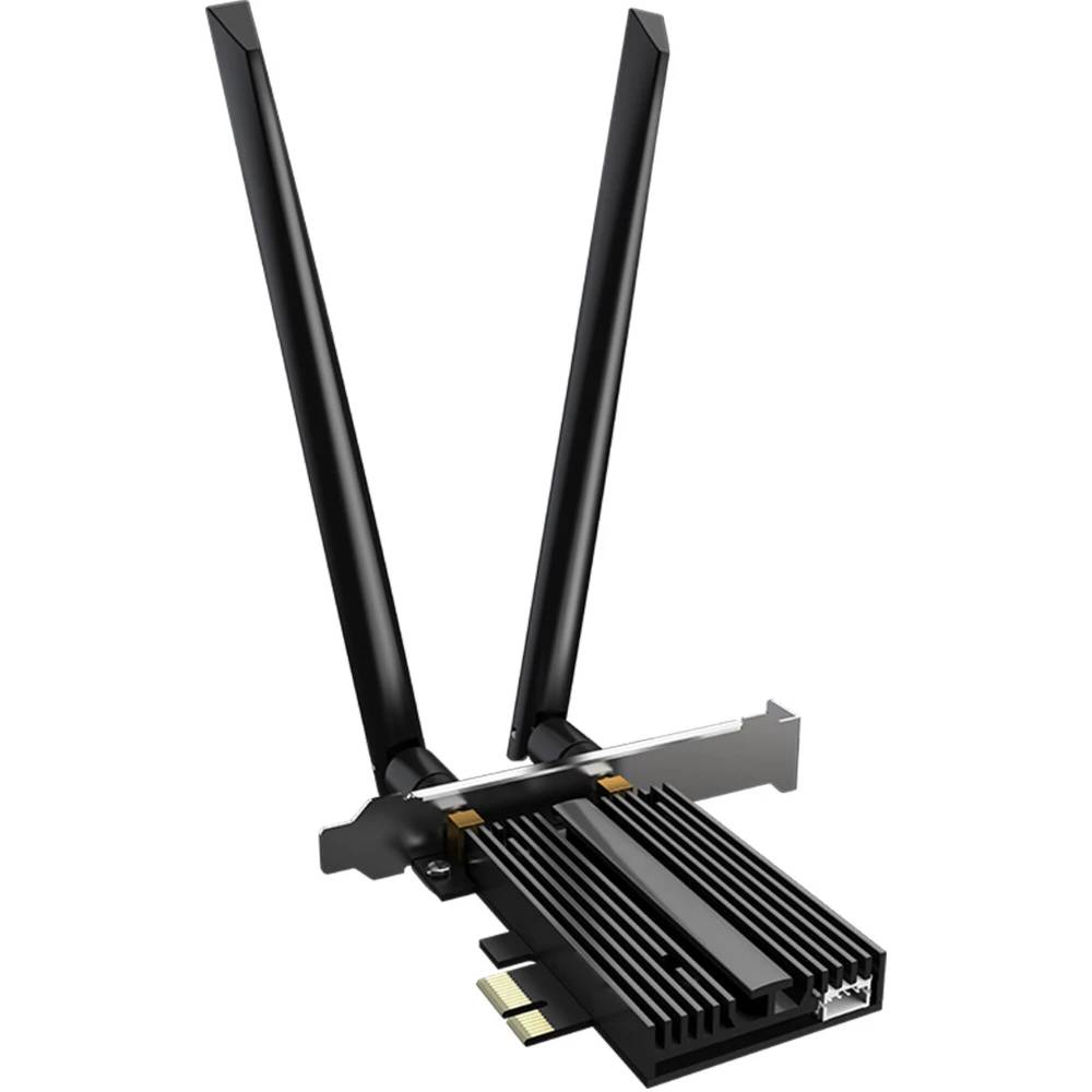 Сетевая карта Wi-Fi, Netis F2, 2.4/5/6GHz, 5400MBps, PCI-Ex1
