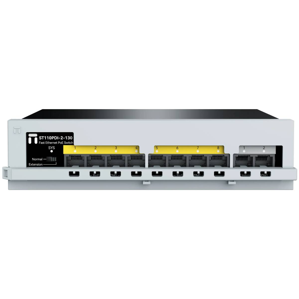 Коммутатор Netis ST110PDI-2-130, 8xLAN 100Mbps, 2xUplink, PoE