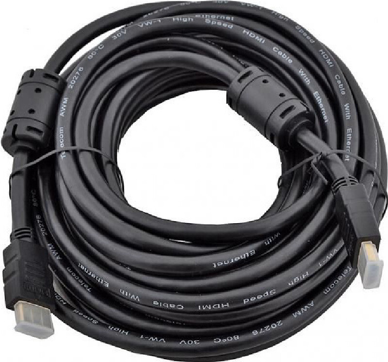 Кабель HDMI (19M) - HDMI (19M), 10м, Ningbo HDMI-V1.4-10-NY-BR, черный