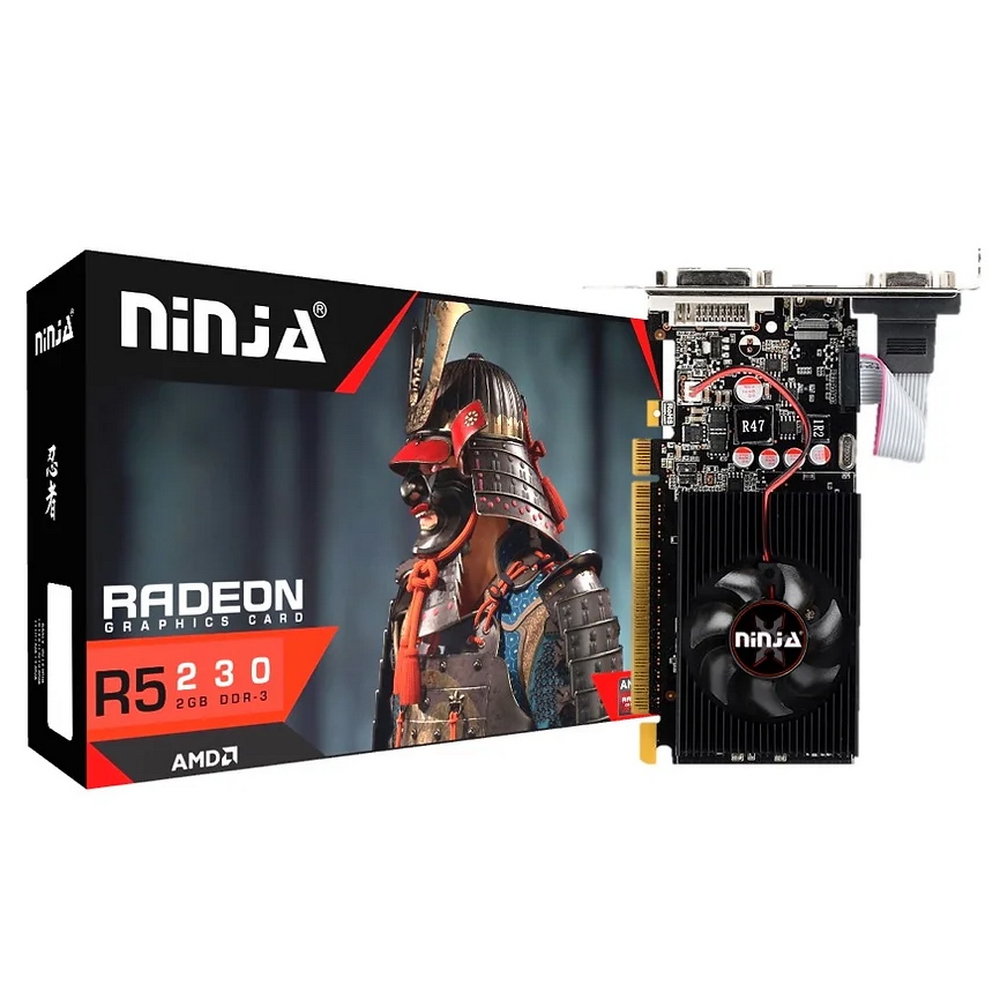 Видеокарта Radeon R5 230, 1Gb GDDR3 64bit, Ninja (Sinotex) AFR523013F, RTL