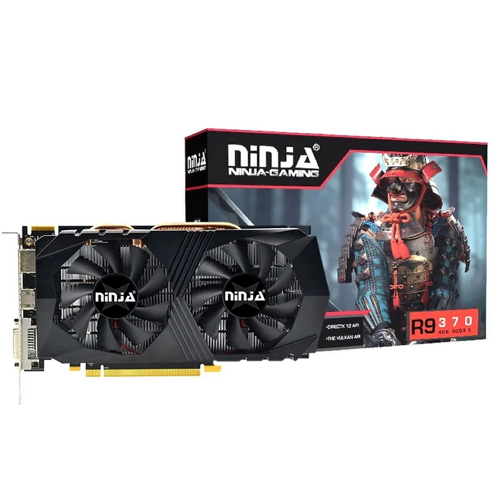 Видеокарта Radeon R9 370, 4Gb GDDR5 256bit, Ninja (Sinotex) AFR937045F, RTL
