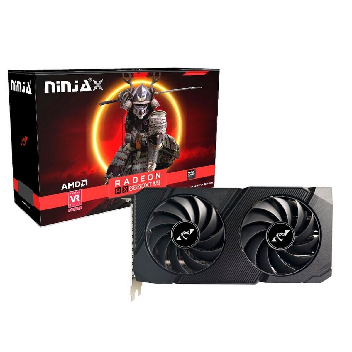 Видеокарта Radeon RX 6650 XT, 8Gb GDDR6 128bit, Ninja AJ665XT86F, RTL