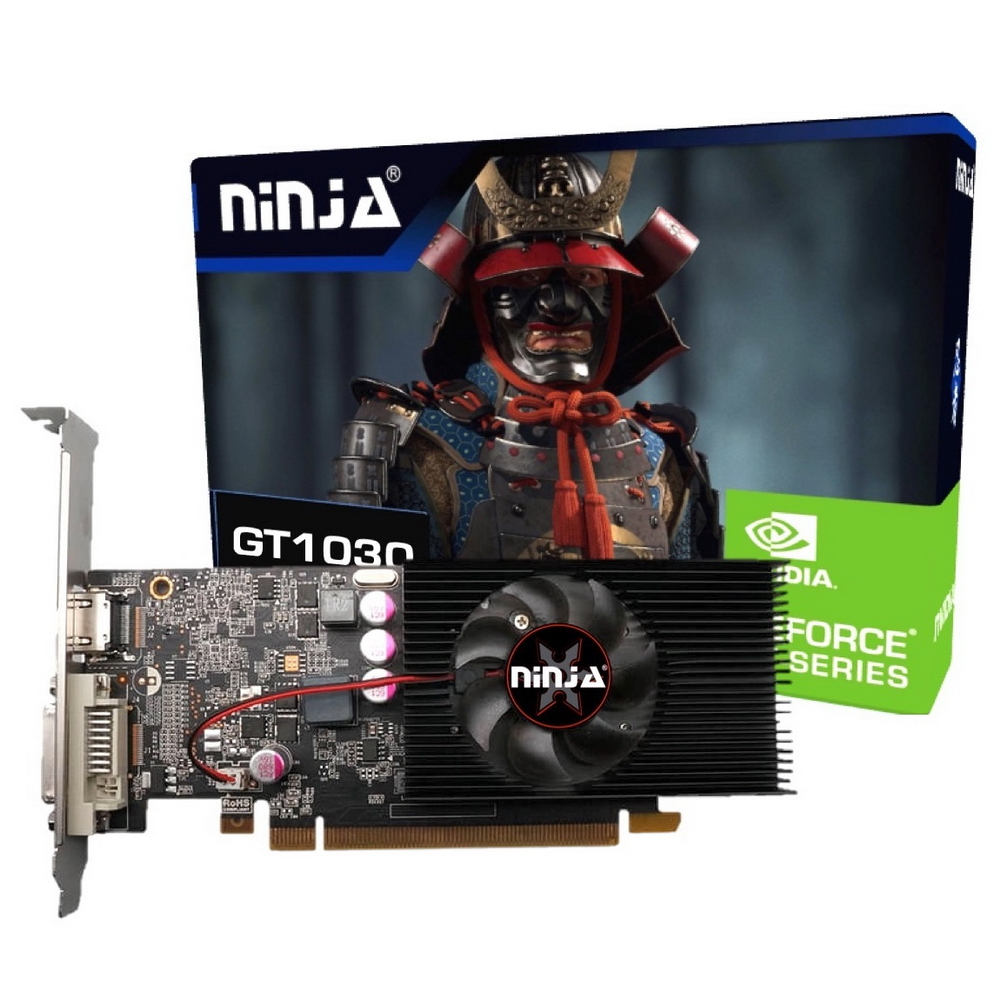 Видеокарта GeForce GT 1030, 4Gb DDR4 64bit, Ninja (Sinotex) NK103FG44F, RTL
