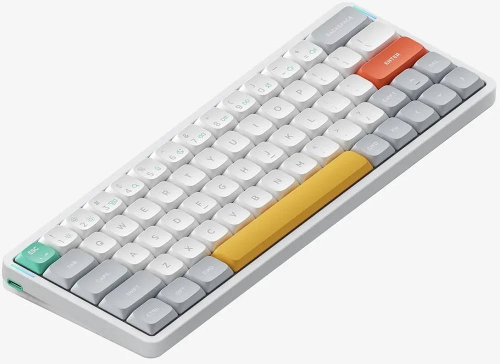 Клавиатура Nuphy AIR60 v2 Ionic White (AIR60v2-IW-25) (Moss Switch)