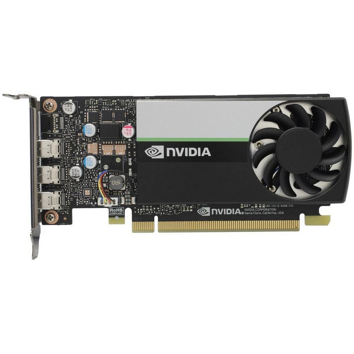 Видеокарта NVIDIA Quadro T400, 4Gb GDDR6 64bit, NVIDIA 900-5G172-0340-001, ATX+LP, OEM