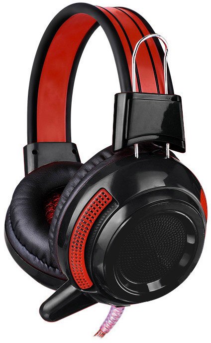 Гарнитура Oklick HS-G300 Armageddon, черный-красный